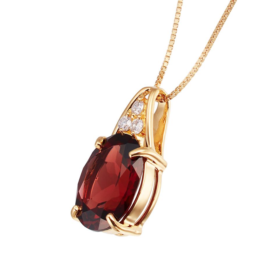 高評価の贈り物 ジュエリーツツミK18イエローゴールドアルマンダイン