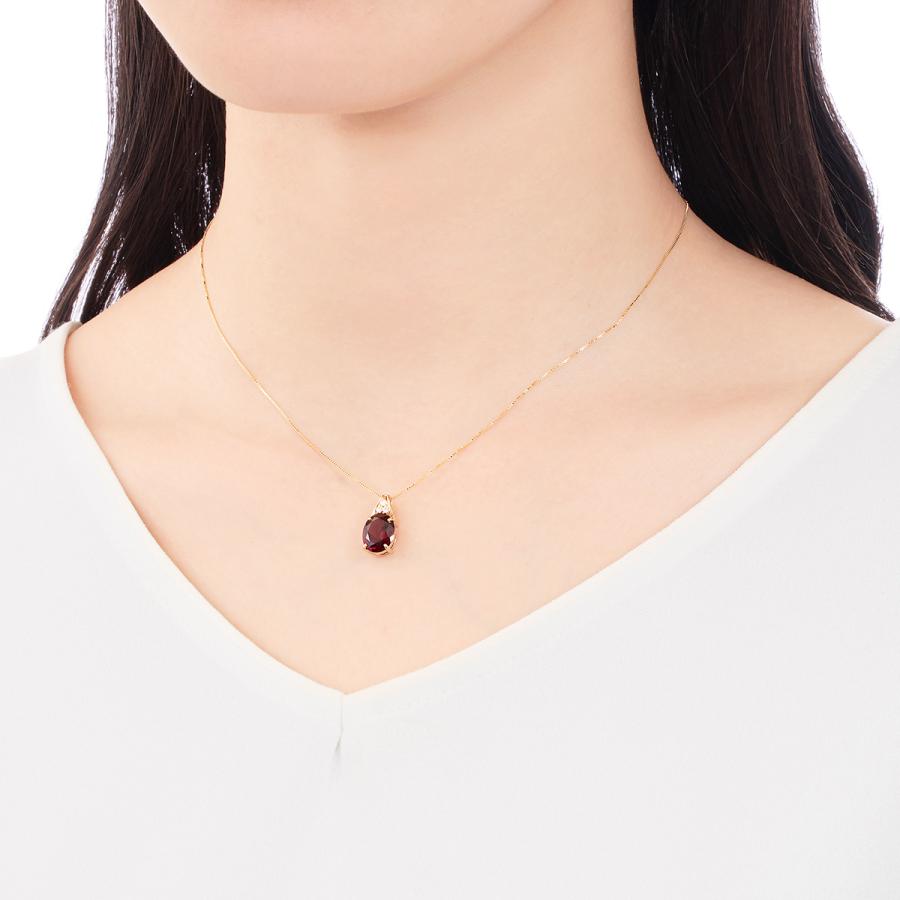 高評価の贈り物 ジュエリーツツミK18イエローゴールドアルマンダイン