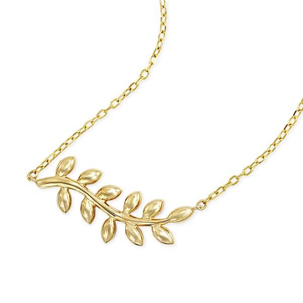 K10イエローゴールドダイヤモンドネックレス 