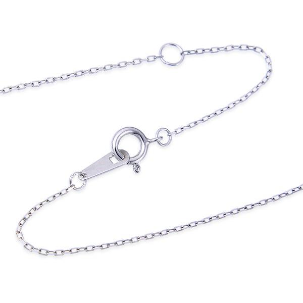 ジュエリーツツミ K10ホワイトゴールドブルートパーズネックレス