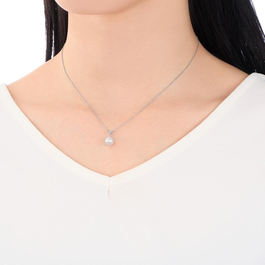 プラチナアコヤ真珠ネックレス（7.5mm） 5mm