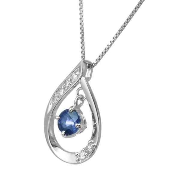 ジュエリーツツミ プラチナサファイアネックレス : ジュエリーツツミ