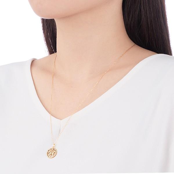 お値下げ K18イエローゴールドダイヤモンドネックレス 【CE9081257833】(33000円)