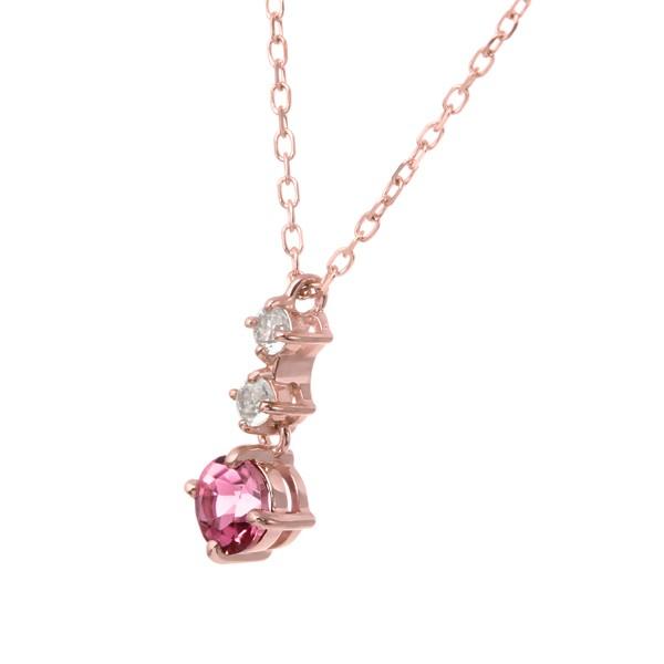 JEWELRY TSUTSUMI ピンクトルマリン ネックレス K10イエローゴールドピンクトルマリンネックレス(RPN560-002