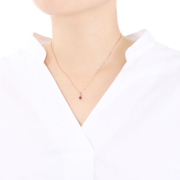 JEWELRY TSUTSUMI ピンクトルマリン ネックレス ジュエリーツツミ K10ピンクゴールドピンクトルマリンネックレス
