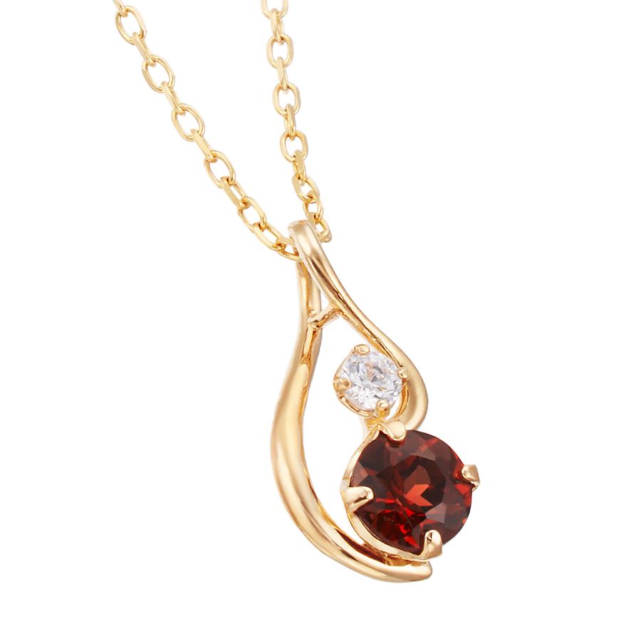 ジュエリーツツミ K10イエローゴールドアルマンダインガーネット