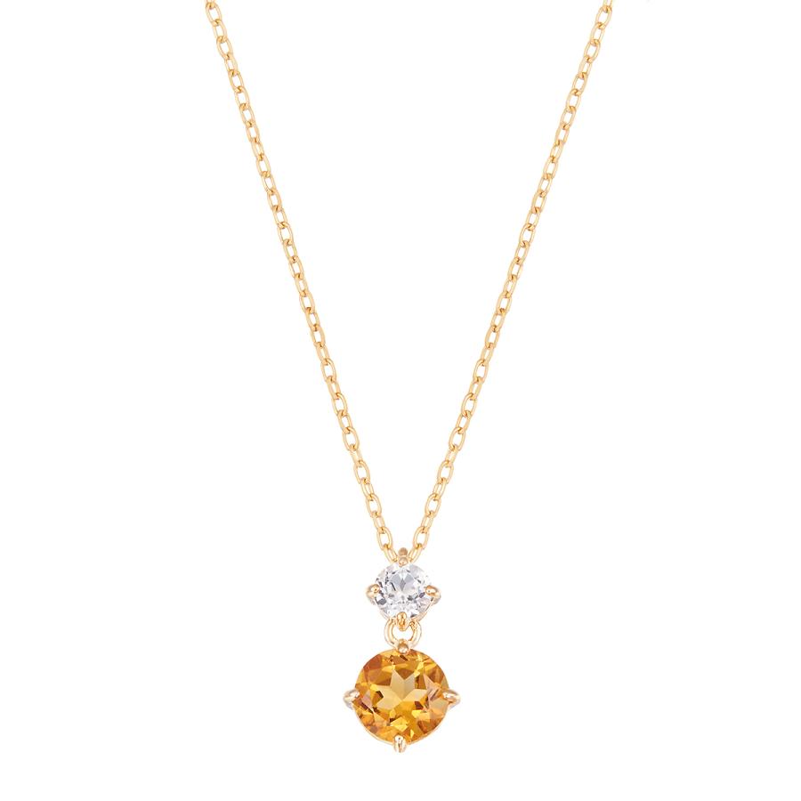 ジュエリーツツミ シトリン 10金 イエローゴールド ネックレス 楽天市場】K10イエローゴールドシトリンネックレス : ジュエリーツツミ