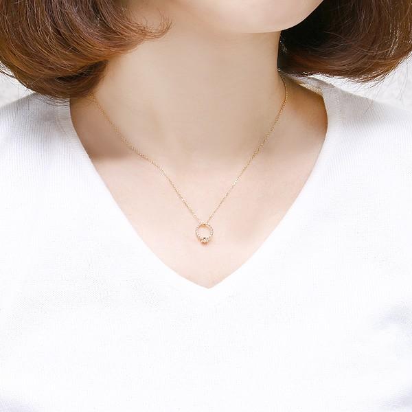 ジュエリーツツミ K10イエローゴールドダイヤモンドネックレス