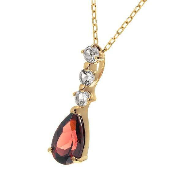 ジュエリーツツミ K10イエローゴールドアルマンダインガーネット