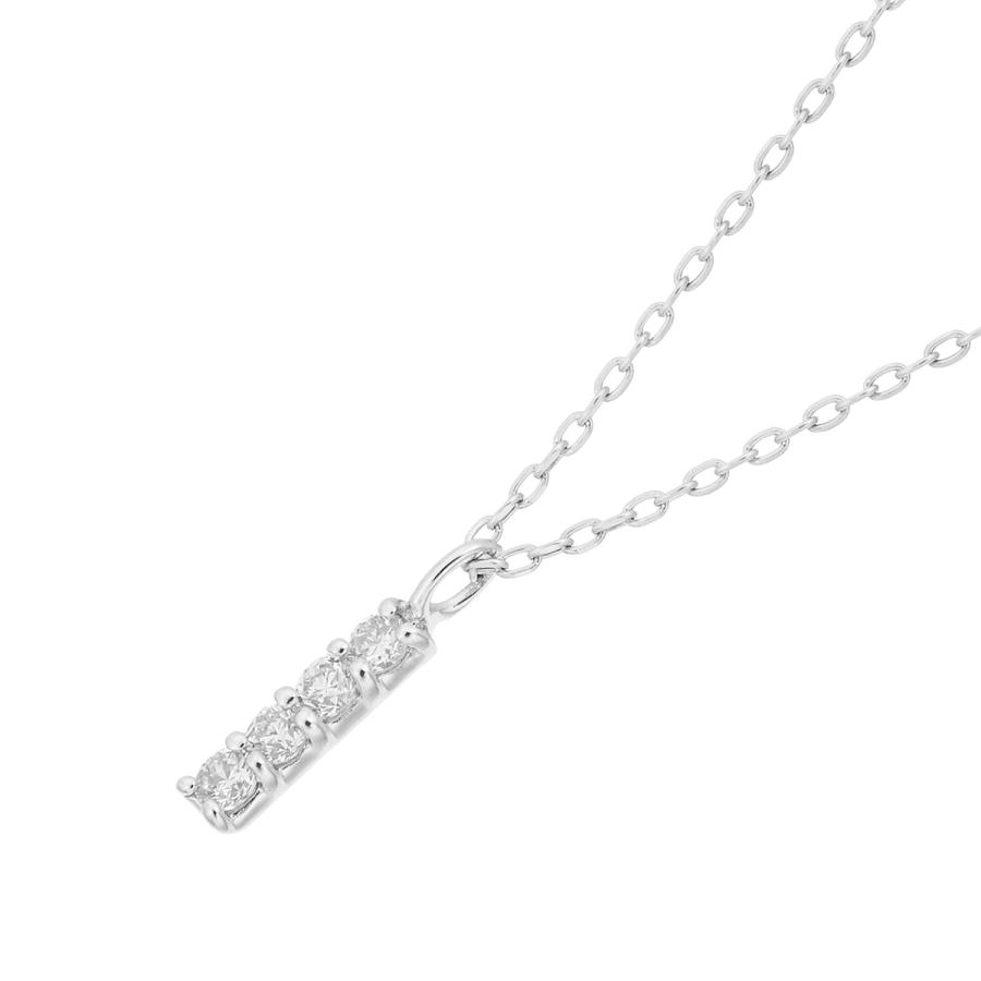 h*o様 ジュエリーツツミ　K10ホワイトゴールドダイヤモンドネックレス 約40 K10ホワイトゴールドダイヤモンドネックレス(RPN273-002