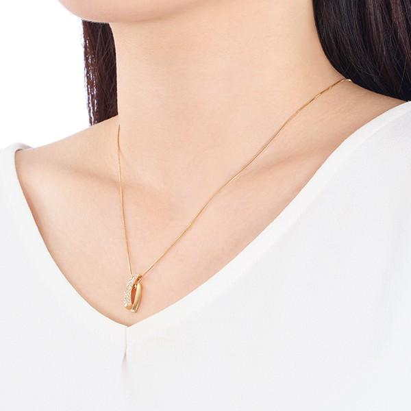 【クーポン】 K18イエローゴールドダイヤモンドネックレス 【YWU1202576913】(43700円)