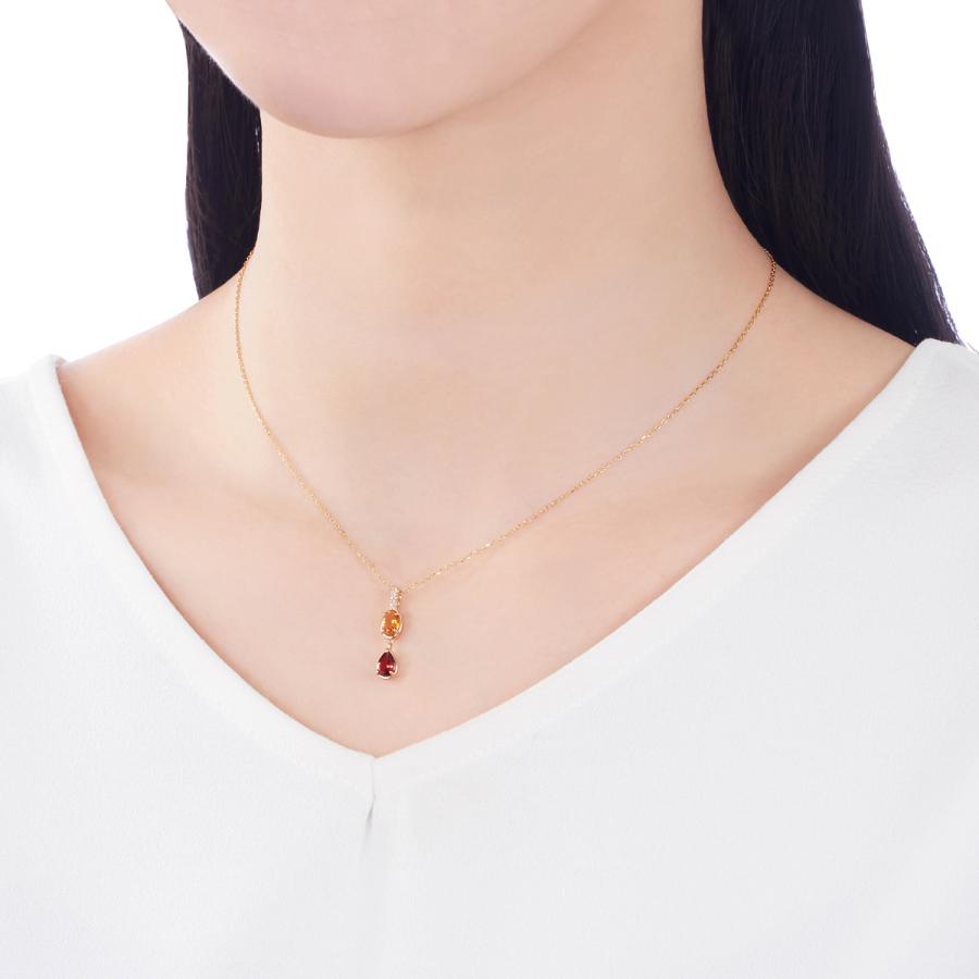 ジュエリーツツミ K10イエローゴールドアルマンダインガーネット