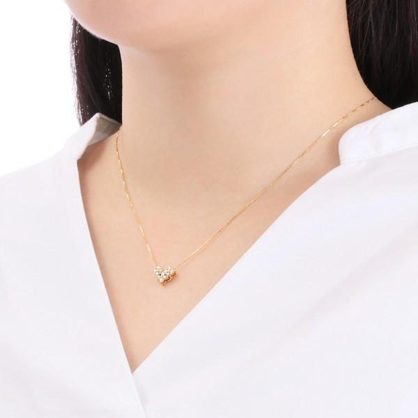 ジュエリーツツミ K18イエローゴールドダイヤモンドネックレス