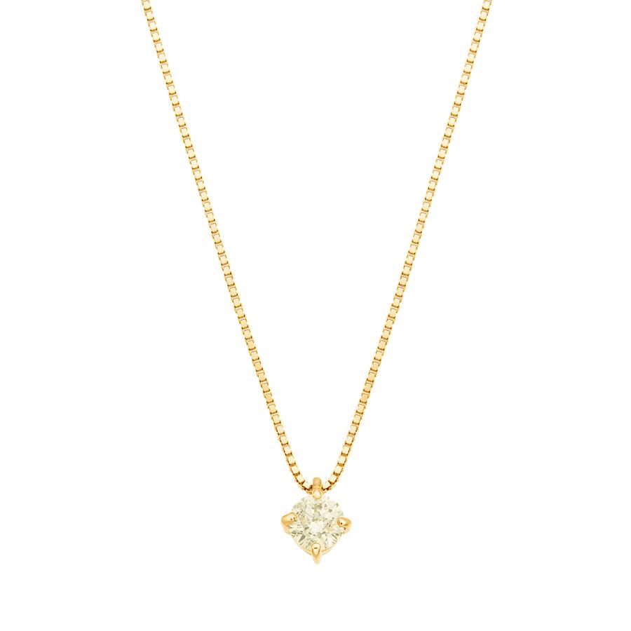 K18 イエローゴールド ダイヤモンドネックレス ジュエリーツツミ K18イエローゴールドダイヤモンドネックレス