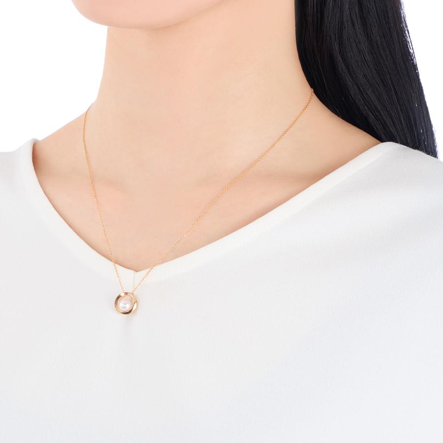 TSUTSUMI 真珠 ネックレス K18イエローゴールドアコヤ真珠ネックレス（4.5mm）(RPN845-002