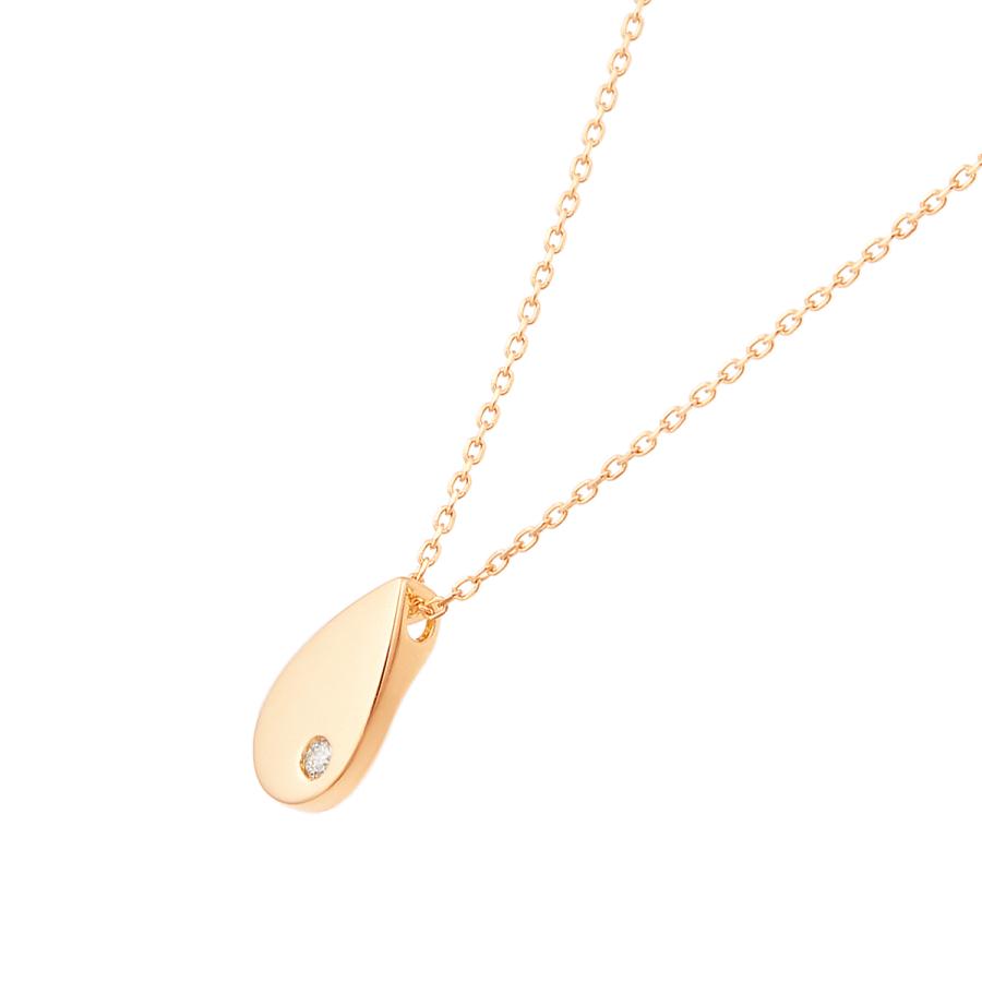 K18イエローゴールドダイヤモンドネックレス 