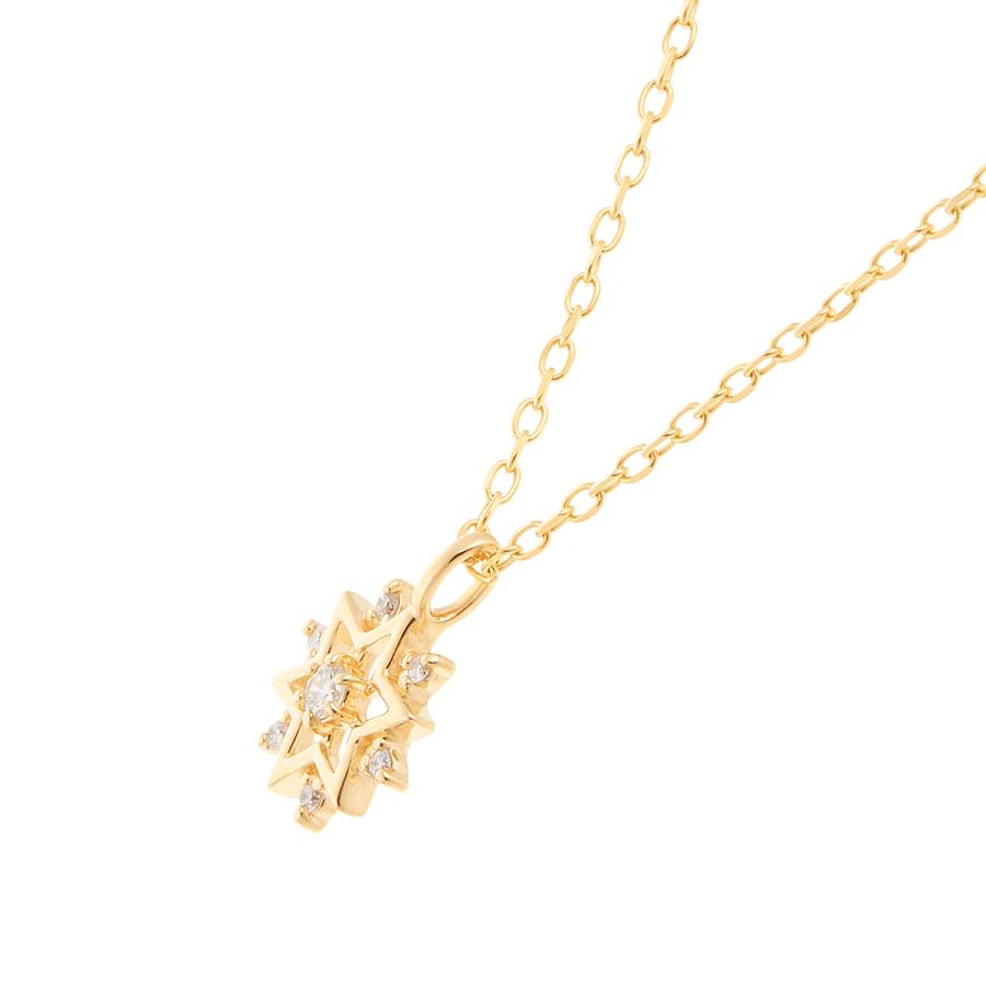 k10 ペンダントトップ　ジュエリーツツミ　ダイヤ0.19 K10ピンクゴールドダイヤモンドネックレス(RPN531-002)|TSUTSUMI