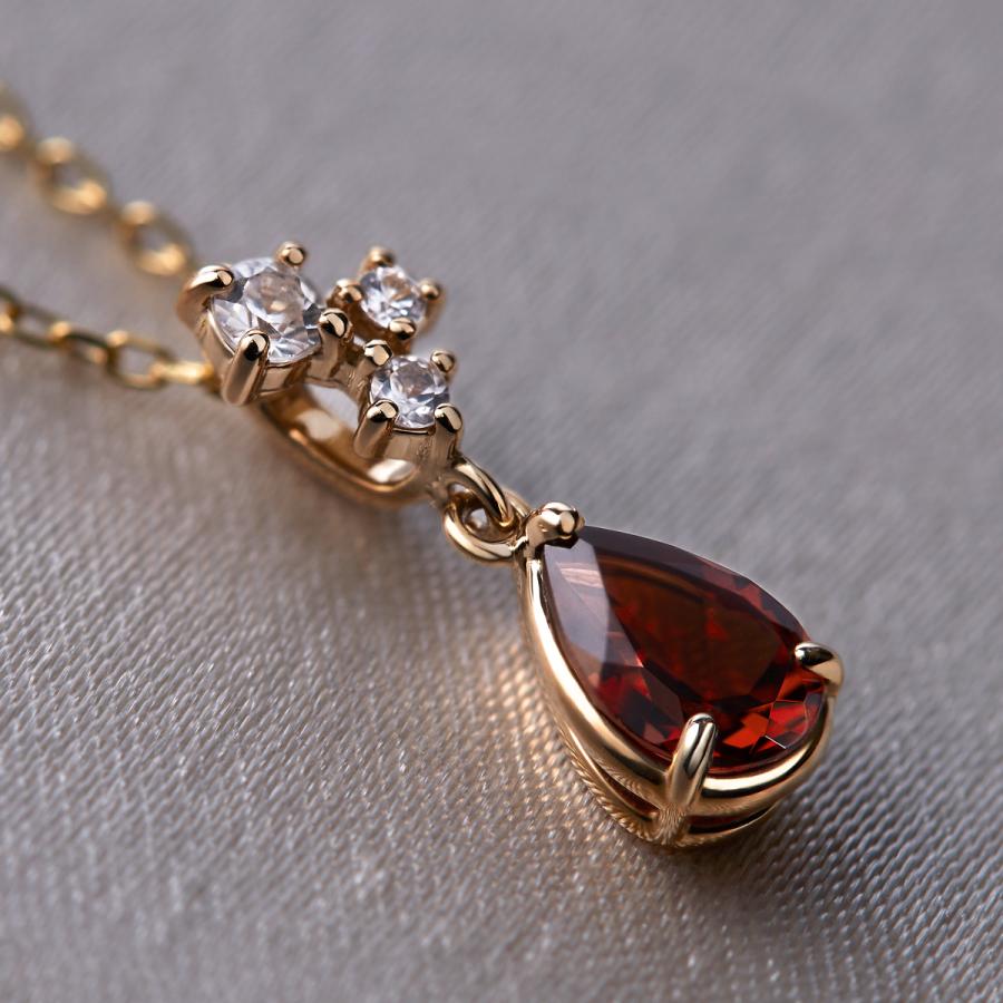 ジュエリーツツミ K10イエローゴールドアルマンダインガーネット