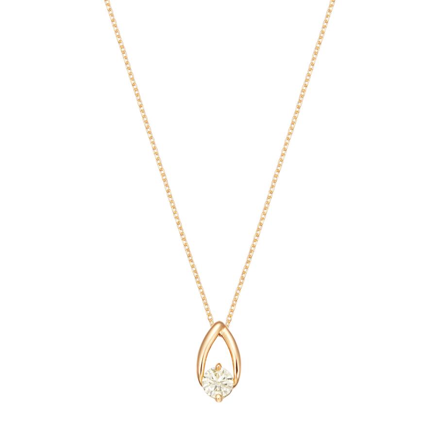 ジュエリーツツミ K18イエローゴールドダイヤモンドネックレス