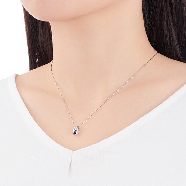 ツツミプラチナサファイアダイヤネックレス プラチナサファイアネックレス(RPN974-002)|TSUTSUMI