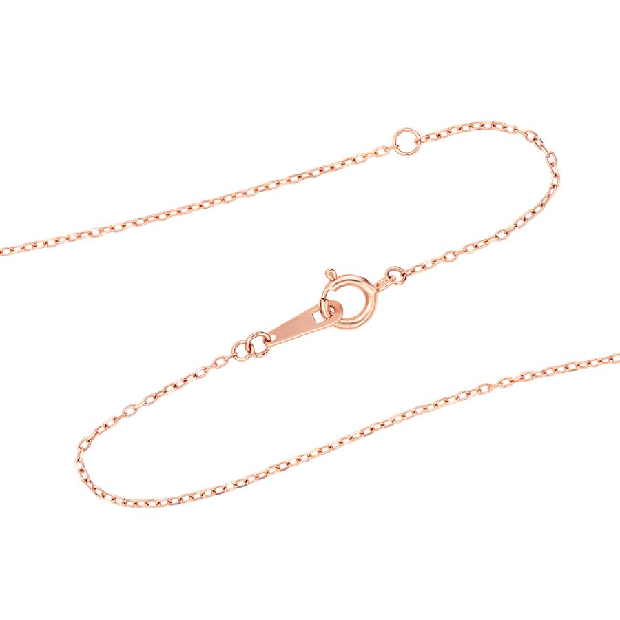 ジュエリーツツミ K10ピンクゴールドピンクサファイアネックレス