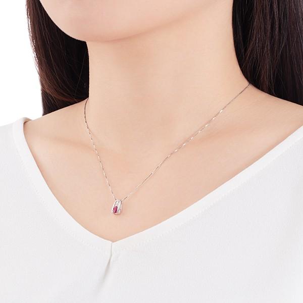 【早い者勝ち！】 プラチナルビーネックレス 【UOI9824240153】(35700円)