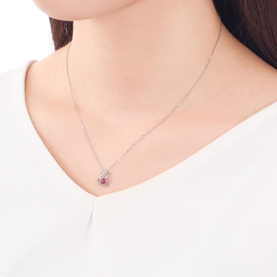 ジュエリーツツミ K10ホワイトゴールドピンクトルマリン