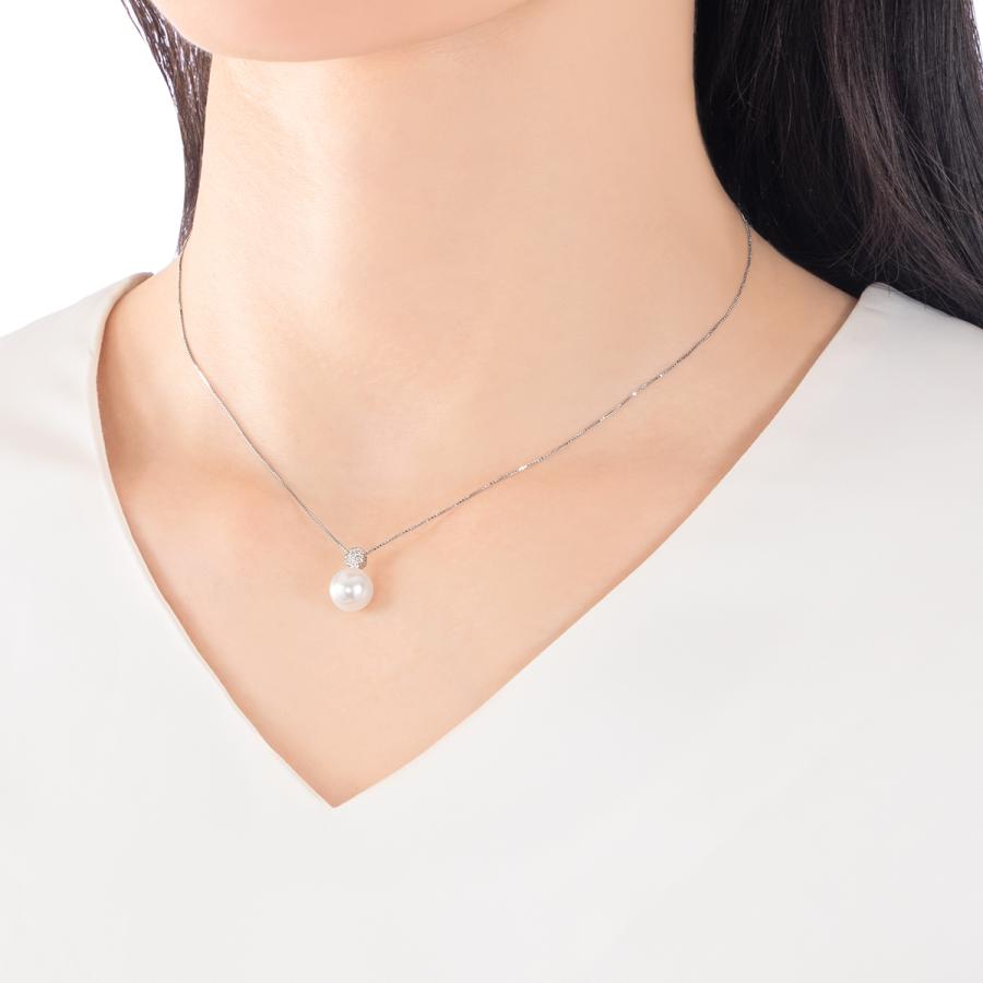 プラチナアコヤ真珠ネックレス（8.5mm）の画像