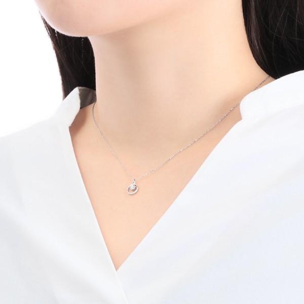 【新品 送料込み】 プラチナダイヤモンドネックレス 【Q7567681133】(27500円)