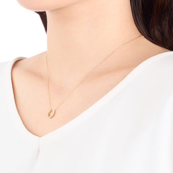 ジュエリーツツミ K18イエローゴールドダイヤモンドネックレス