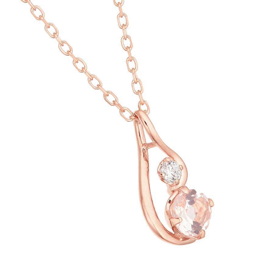 モルガナイトのK18ピンクゴールドネックレス K18ピンクゴールドモルガナイトネックレス(RPN001-003)|TSUTSUMI