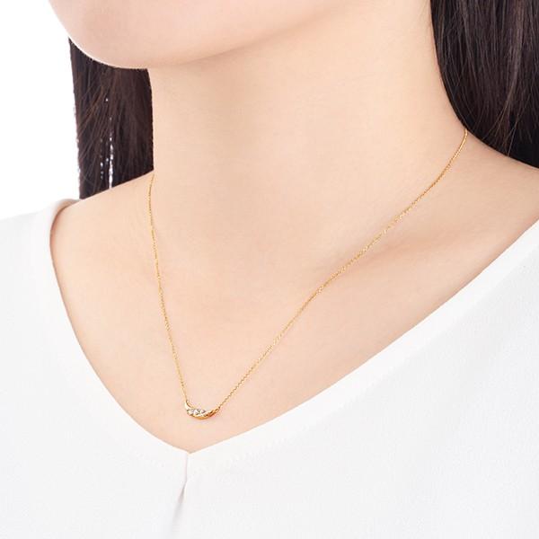 ジュエリーツツミ K18イエローゴールドダイヤモンドネックレス ジュエリーツツミ K18イエローゴールドダイヤモンドネックレス