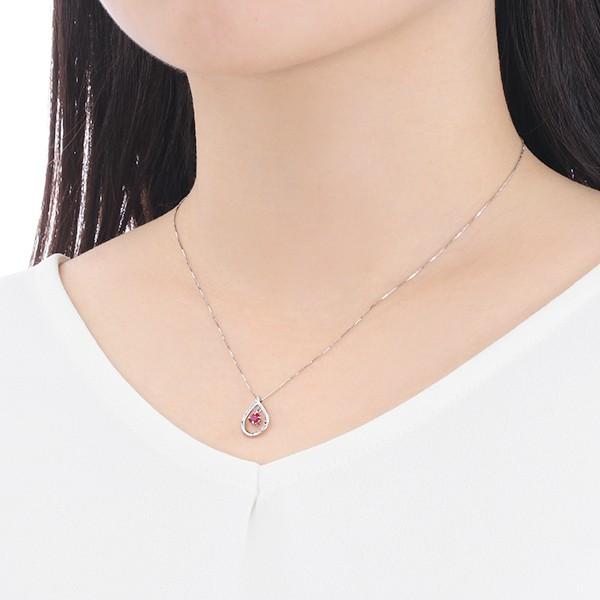 【新入荷】 プラチナルビーネックレス 【NA5366169323】(19500円)