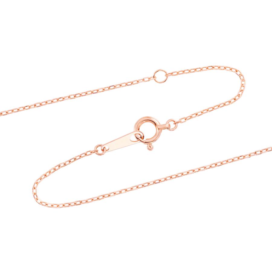 ジュエリーツツミ K18ピンクゴールドダイヤモンドネックレス