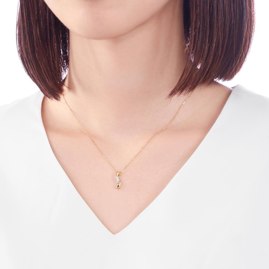 ダイヤモンド0.4C K18ネックレス ジュエリーツツミ