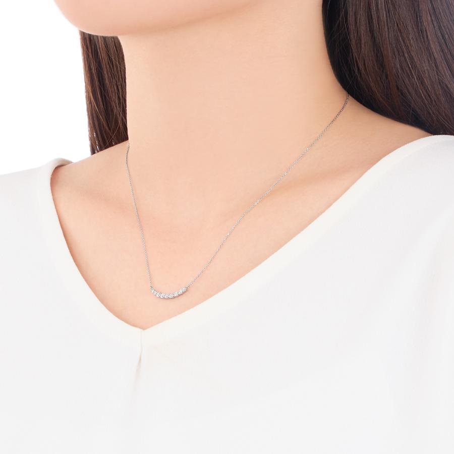 【タイムセール】 プラチナダイヤモンドネックレス 【8475791446】(30800円)