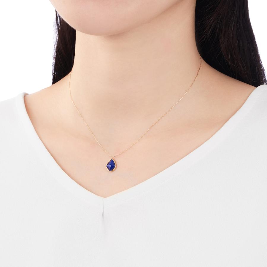 ジュエリーツツミ K10イエローゴールドラピスラズリネックレス