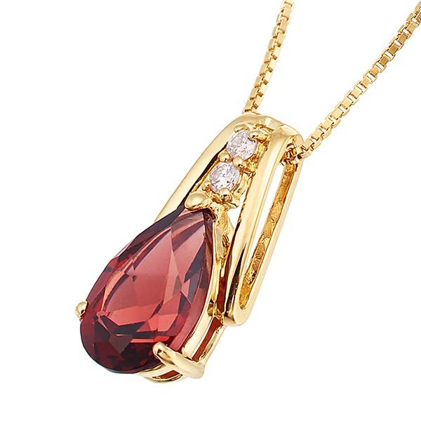 ジュエリーツツミ K18イエローゴールドアルマンダインガーネット