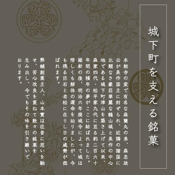 【十萬石 美作守 2種9個入】全国菓子大博覧会  2008年金賞  中小企業庁長官賞受賞。 岡山津山代表銘菓。 |  | 08