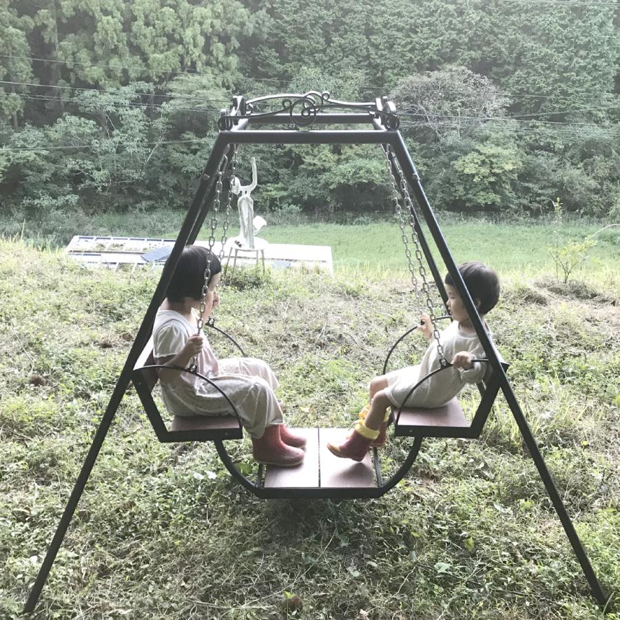 復刻！昭和の懐かしいゆりかご型ブランコ】 家庭用ブランコ ゆりかご