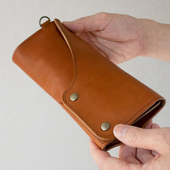 3WAY】本革 ロールペンケース 「トランスポケット」【脱クロム