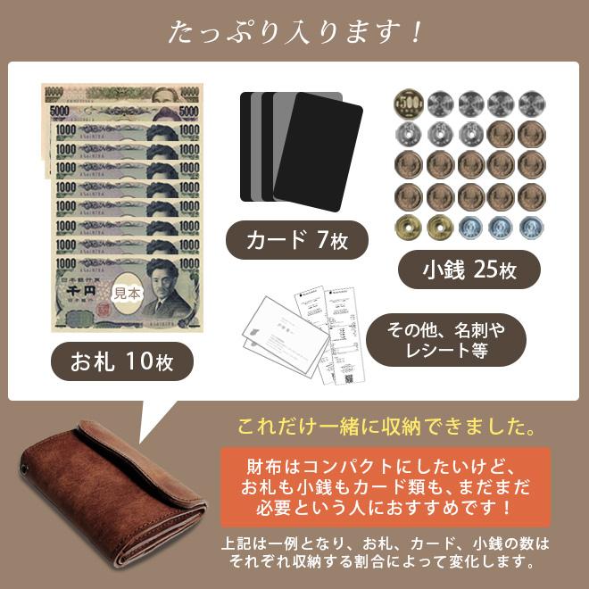 ミニ財布 ROLL【プエブロレザー】本革 小さい財布 メンズ レディース