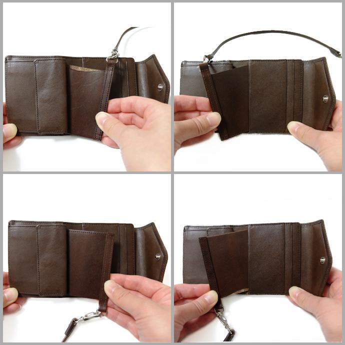 Weido レザー ウォレットチェーン ブラウン Weido レザー ウォレットチェーン ブラウン