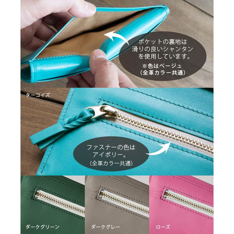 小銭入れ付】コンパクト 長 札入れ 【ヴァリアスカラー】本革 小さい