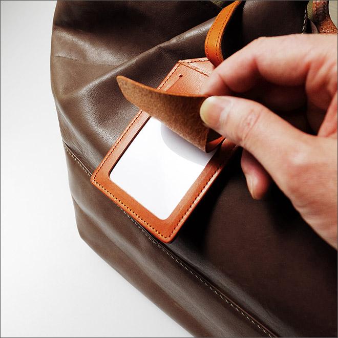 本革 ラゲッジタグ 【栃木レザー】 / レザー 旅行バッグ用