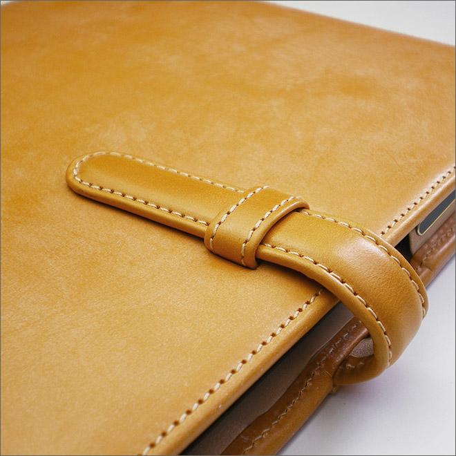 ベルト付き】システム手帳 A5 サイズ 【ブライドルレザー＆素ヌメ革