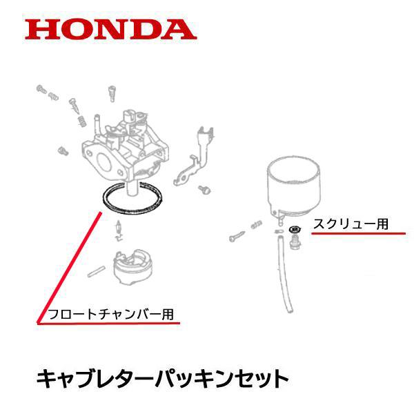 ホンダ（HONDA） 発電機用 キャブレター パッキンセット 2点 EB550