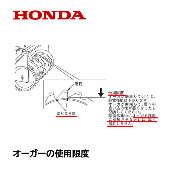 HONDA　除雪機　オーガーCOMP　HS760　R　HSS760ｎ　HS660　右側