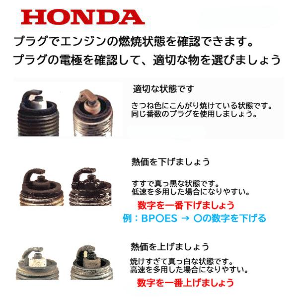 ホンダ（HONDA） 純正プラグ BPR6ES 発電機 : HTSショップ - 通販