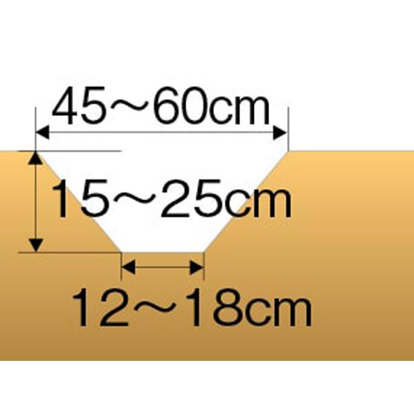 ホンダ（HONDA） F730 CLDロータリー用 ブルー溝浚器（尾輪付） : HTS